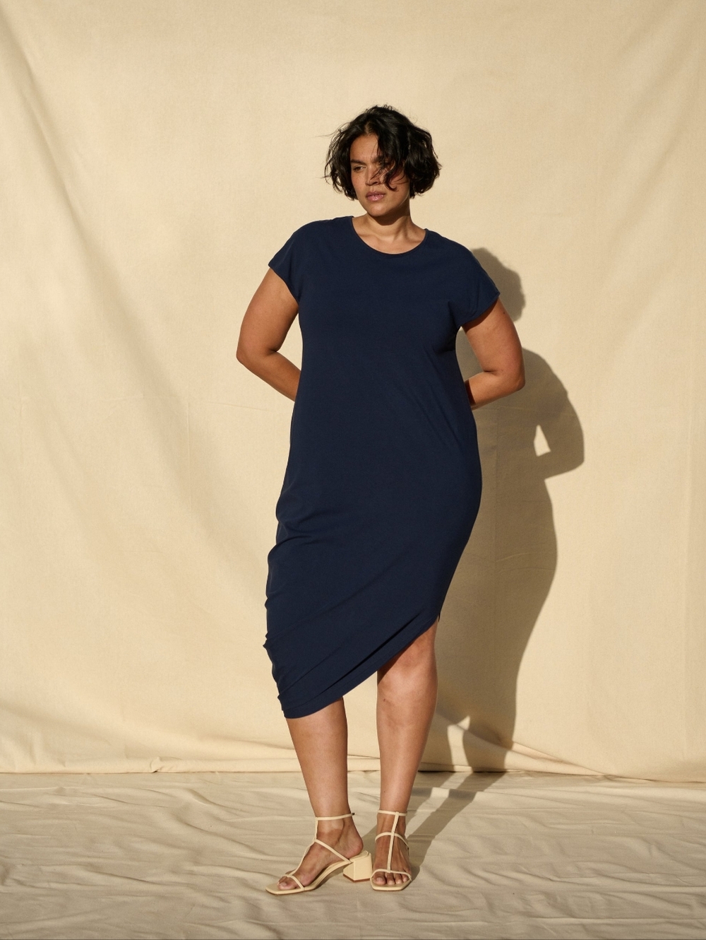 NWT Universal Standard Navy Geneva Dress 14_16